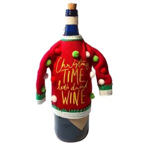 Christmas Theme Wine Bottle Cozy